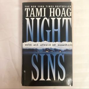 Tami Hoag softcover book “Night Sins” New York Times Bestseller